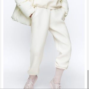 Zara Neoprene Joggers NWT